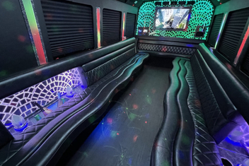 Philadelphia Limo Bus Interior