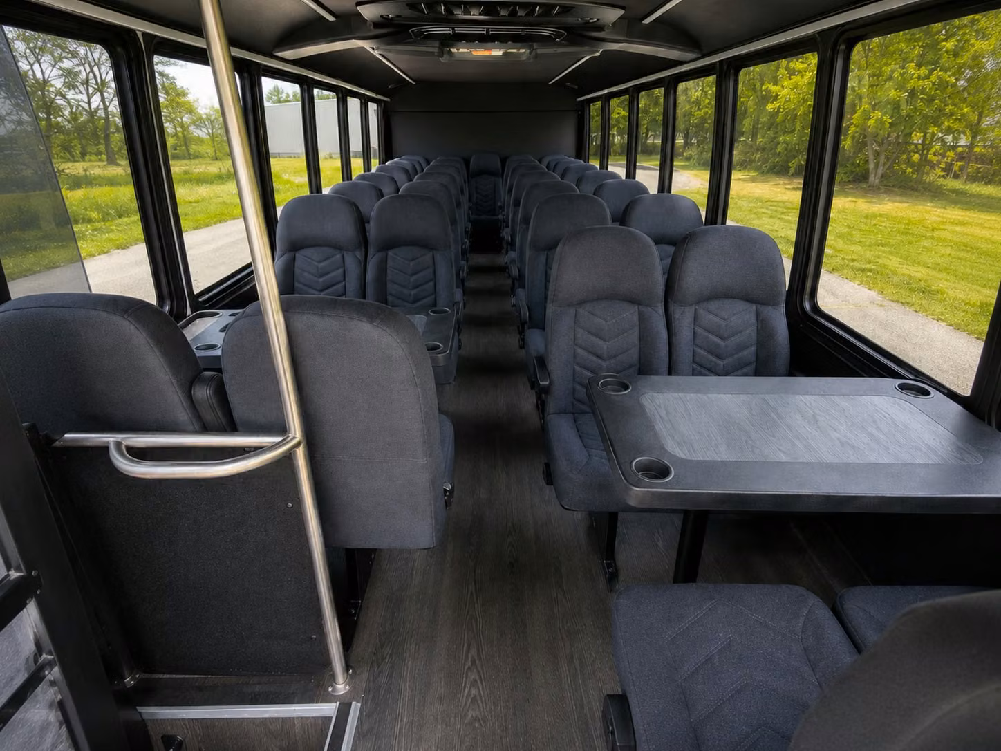 15 passenger minibus inside