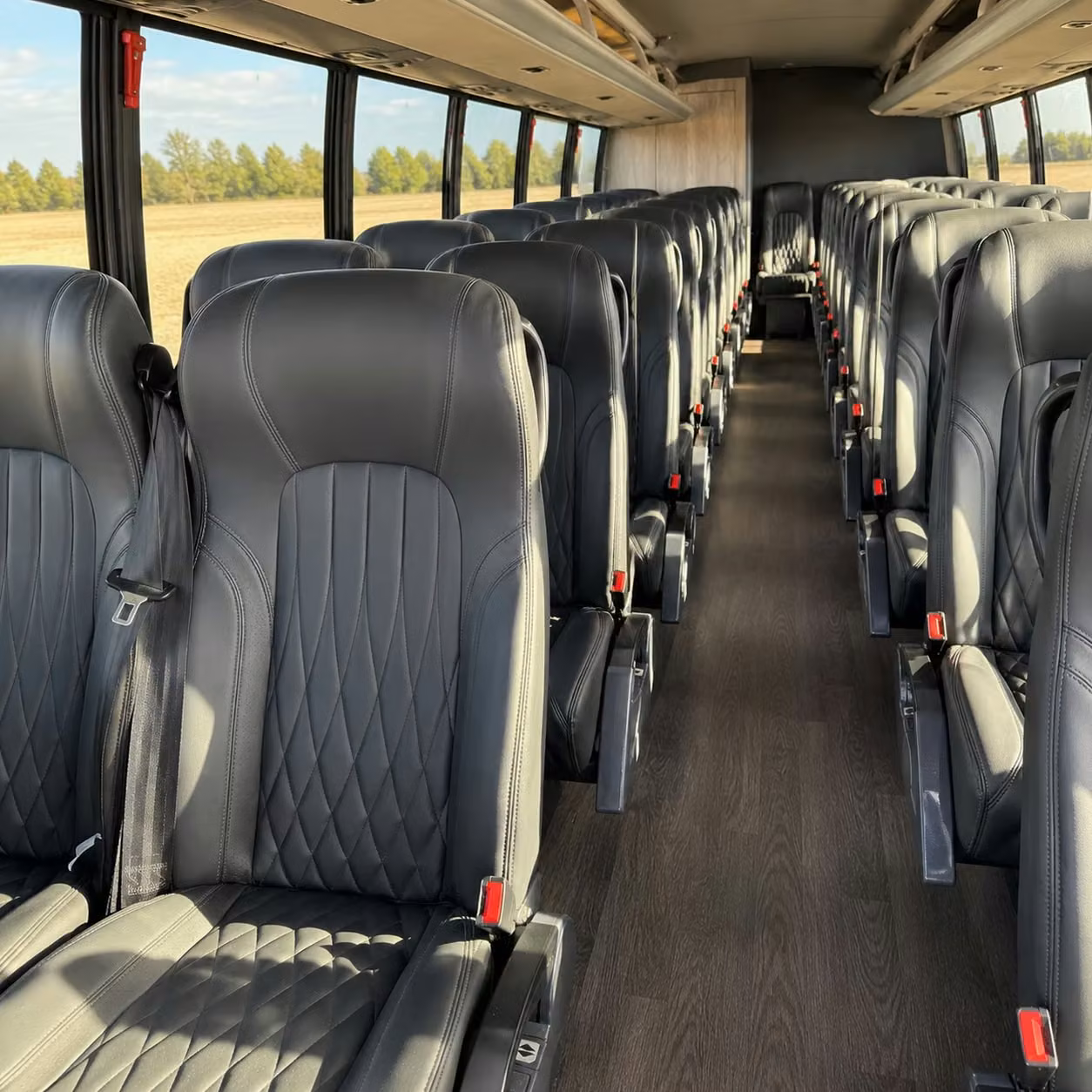 30 passenger minibus interior