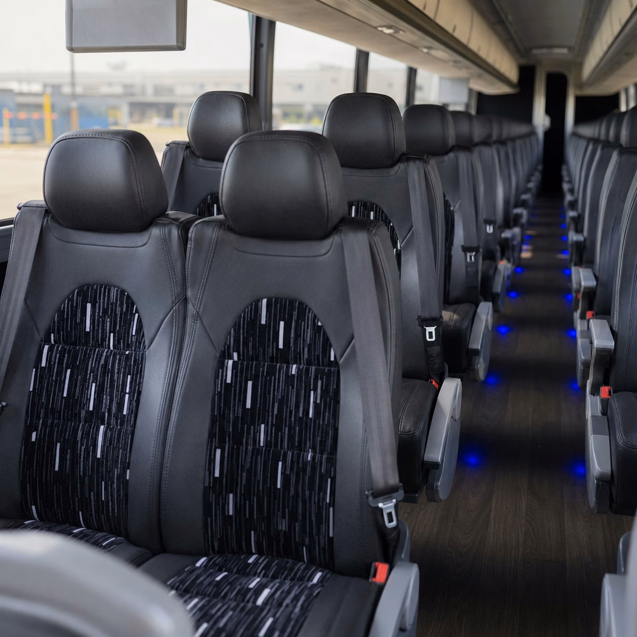 philadelphia charter bus interior