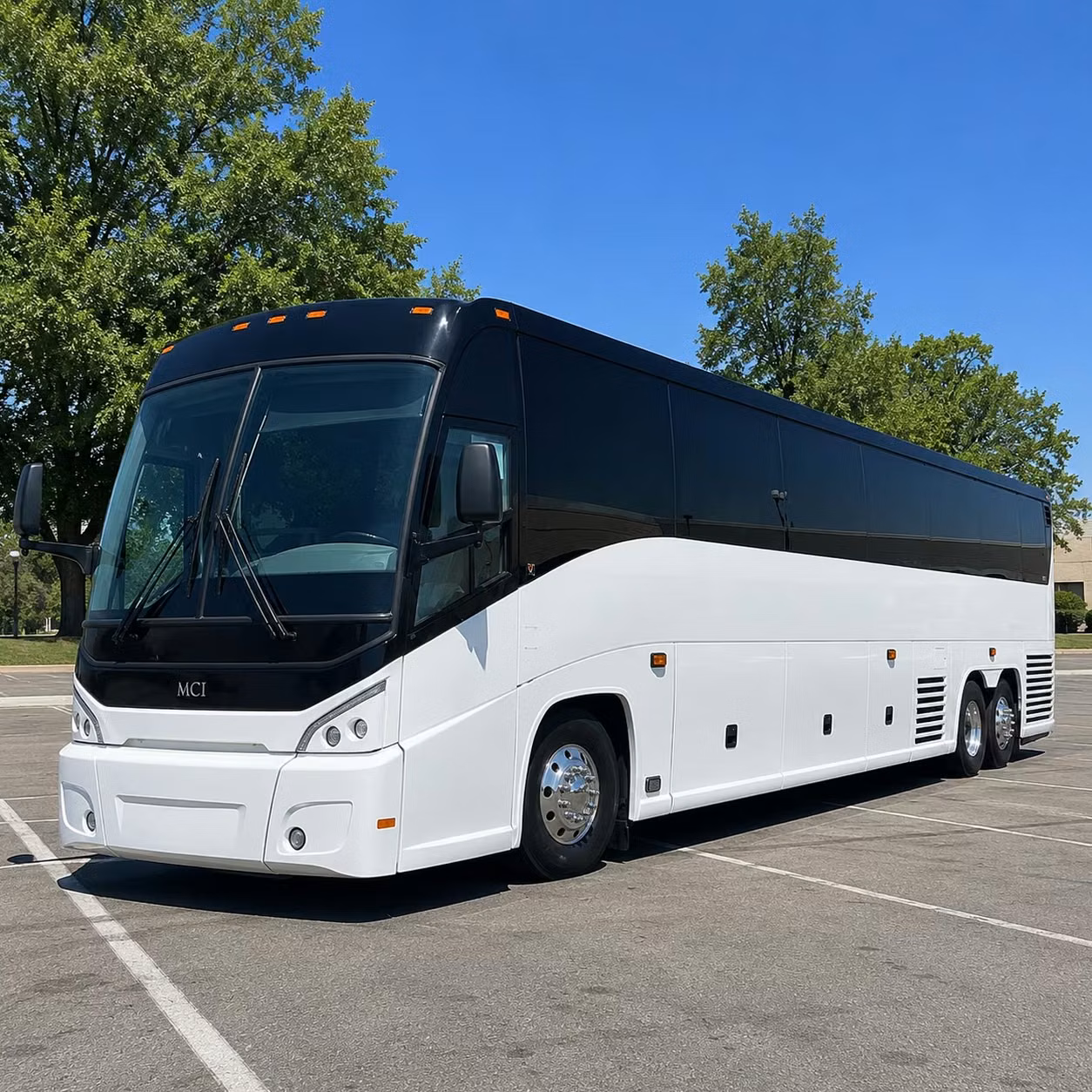 philadelphia charter bus rental exterior