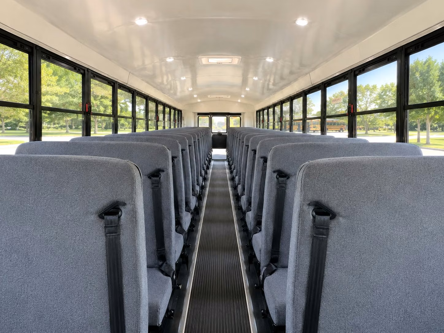 school bus interior